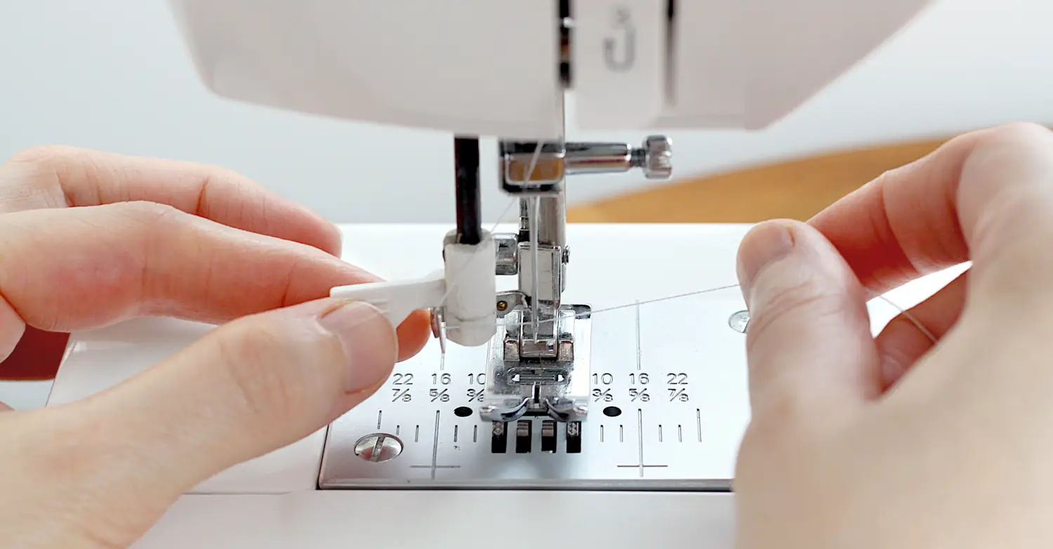 9. How to Use the Automatic Needle Threader on a Sewing Machine 