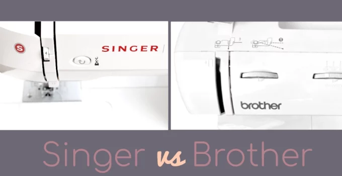 Singer vs Brother sewing machines